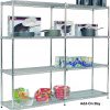 Add On Chrome Wire Shelving - 4 shelves 1600h x 1220w