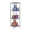 Chrome Wire Square Shelving Bays - 4 Shelves