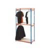 GS340 Shelving - Garment Shelving 1980h - 2 levels