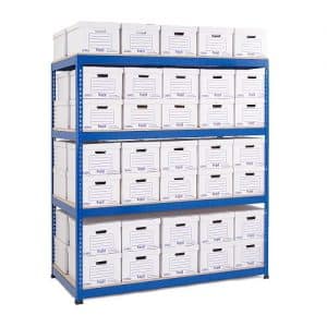 GS800 Double Sided Archive Storage - 50 Boxes