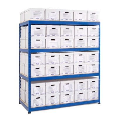 GS800 Double Sided Archive Storage - 70 Boxes