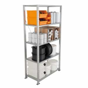 Steel Shelving - 5 Steel Shelves 2000h x 1000w