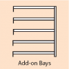 Steel Shelving Add On Bay - 5 Steel Shelves 2000h x 1000w