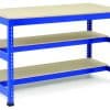 Heavy Duty Workbenches - Two Lower Half Shelf