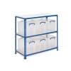 GS340 Shelving - 6 x 24 litre Really Useful Boxes