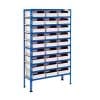 10 Shelf Cardboard Bin Bay