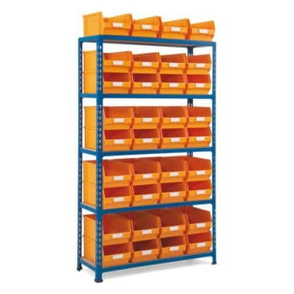 Rapid 2 Shelving (1600hx915w) - 36 picking bins