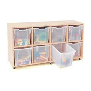 Jumbo Tray Storage Units - 8 Trays NO TRAYS