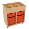 Multi Purpose Storage Unit with 4 Trays