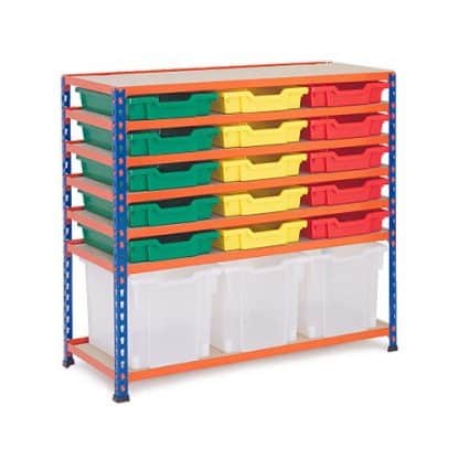 Gratnells Tray Bay - 15 Shallow & 3 Jumbo