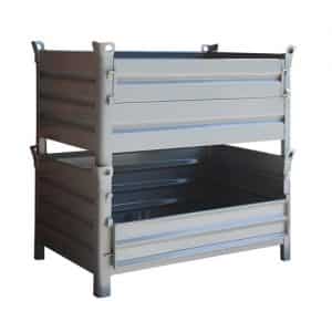 Half Drop Front Steel Pallets