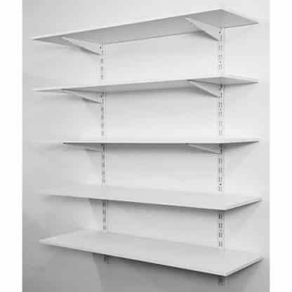 Twin Slot Shelving Kits - 1000h with 4 Shelves